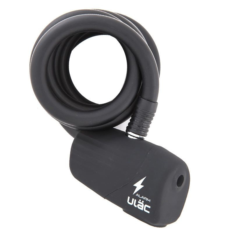 Велосипедный замок Ulac The Bee Alarm Cable Lock Black #1