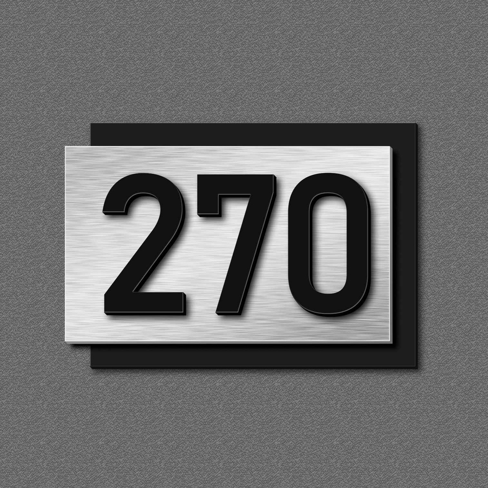 Цифры на дверь, табличка с номером 270 #1