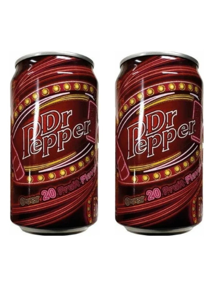 Газированный напиток Dr. Pepper Др. Пеппер, 350мл х 2шт #1