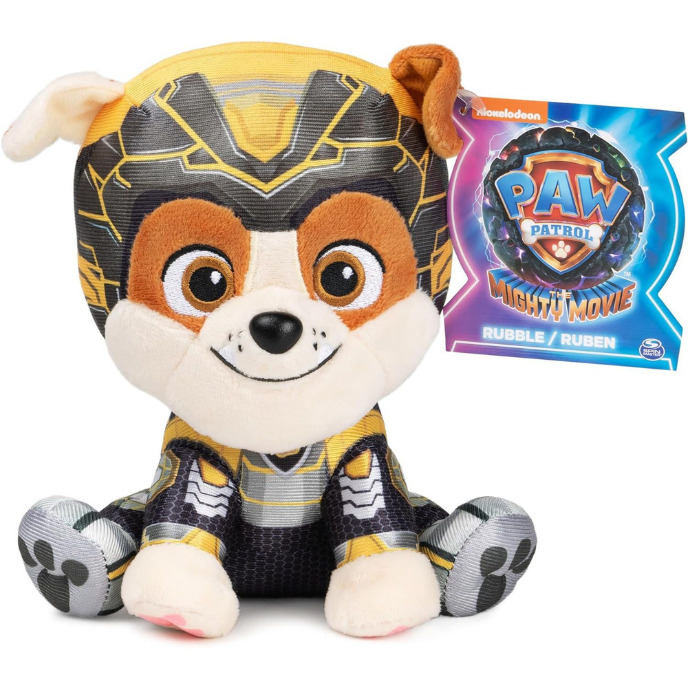 PAW Patrol: Могучие Песи: Фильм 2023. Мягкая игрушка Рубл, Официально лицензированная плюшевая игрушка, #1