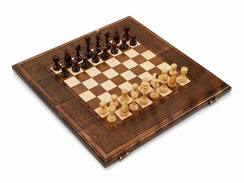 Шахматы + нарды резные 139 с ручкой 30, Haleyan подарочные малые деревянные из бука резаные 30х30 армянские #1