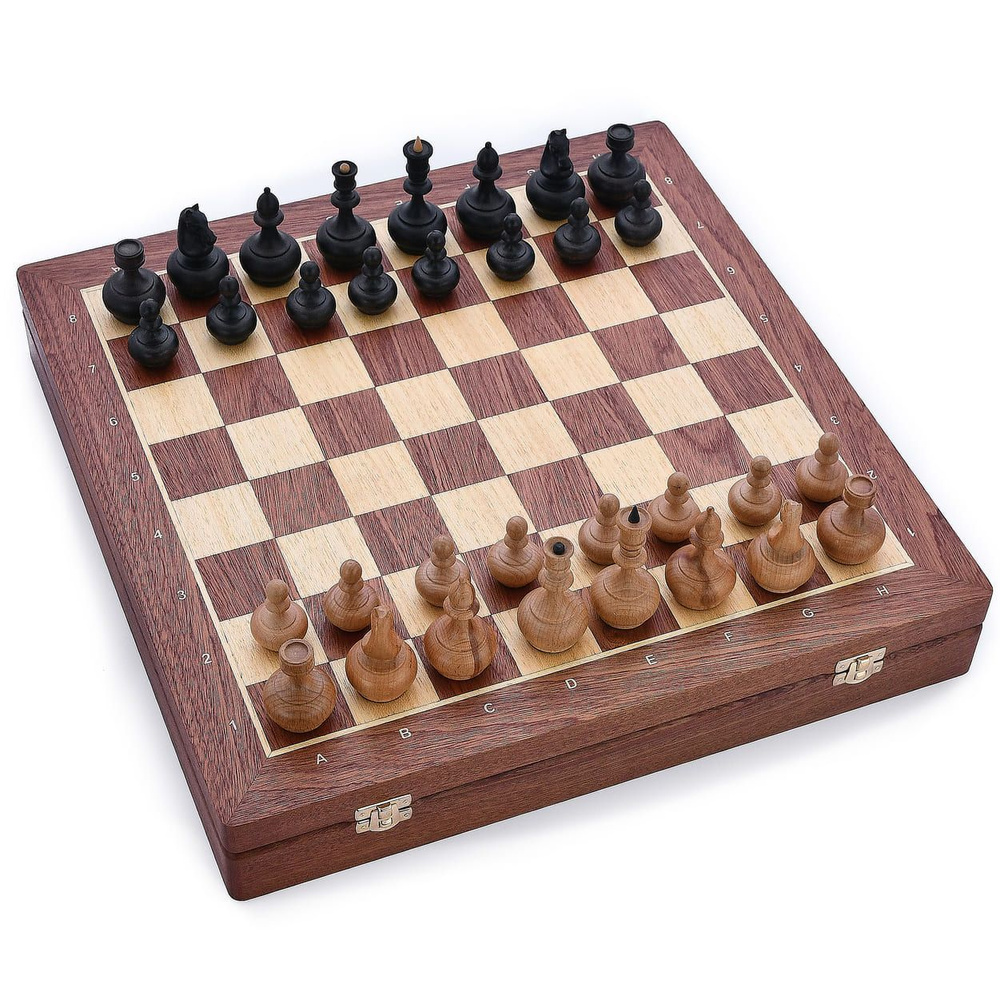 Шахматы в ларце "Гамбит" бук, WoodGames #1