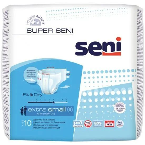 Seni Подгузники для взрослых Super Seni Extra Small 10 шт #1