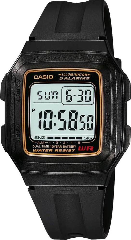 Часы наручные Casio Collection F-201WA-9A Гарантия 2 года #1
