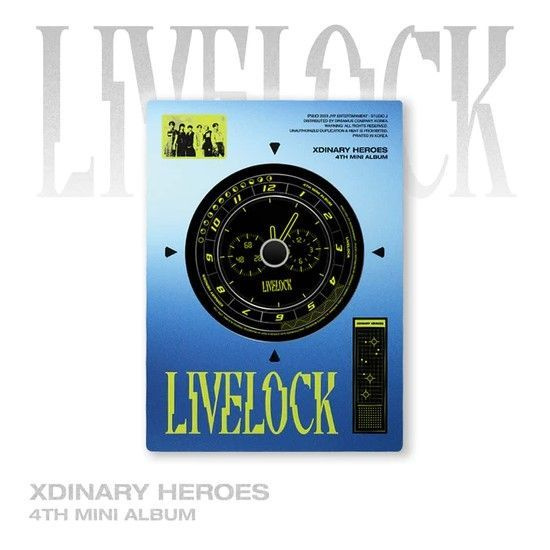 Альбом Xdinary Heroes - Livelock 4th Mini Album B Blue #1