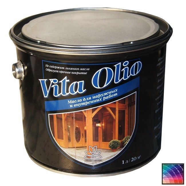 Масло для дерева Vita Olio для наружных и внутренних работ 2,5 л  #1