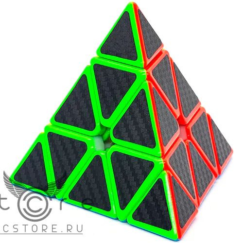 Пирамидка рубика Z-cube Pyraminx Carbon / Развивающая головоломка  #1