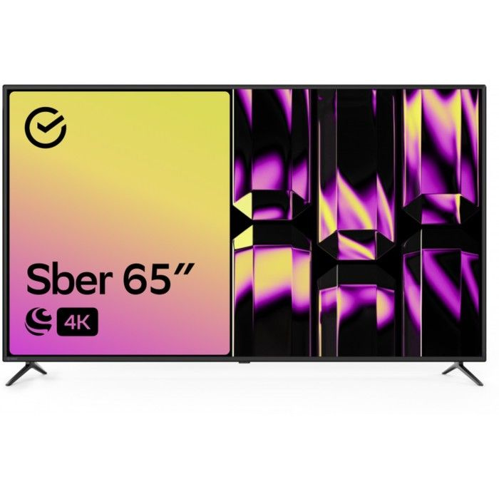 Sber Телевизор 65" 4K HDR, черный #1