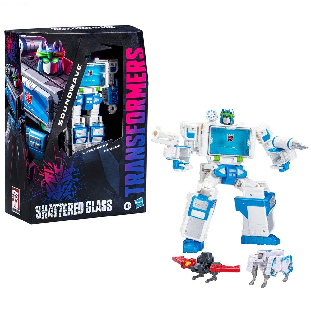 Игрушка Hasbro Трансформеры Коллекция Transformers Generations Shattered Glass класса Voyager Soundwave, #1