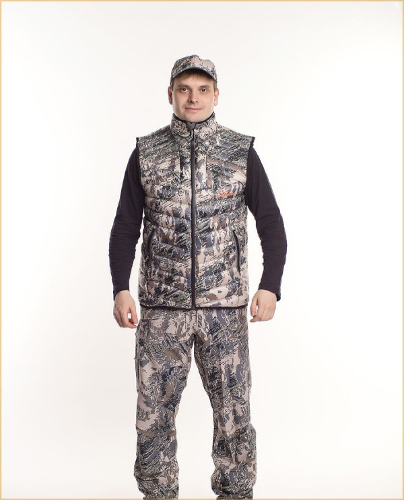 Жилет King Hunter Warm (camo gray, M) #1