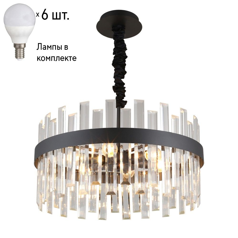 Люстра подвесная с лампочками Omnilux OML-69413-06+Lamps #1