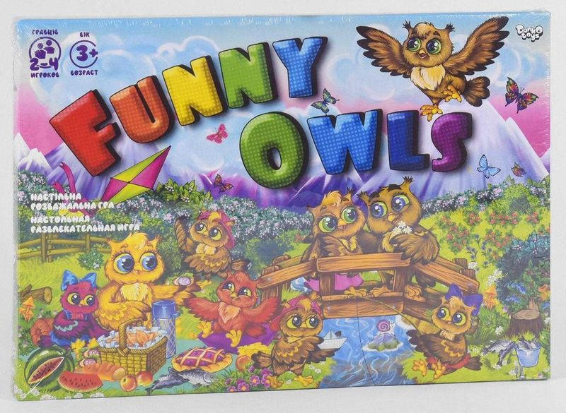 Настольная развлекательная игра серии Funny Owls / Danko Toys #1