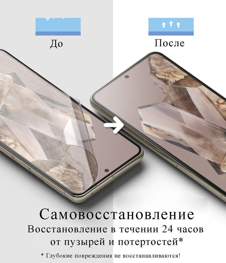 Полиуретановая гидрогелевая защитная пленка на Xiaomi Redmi Note 12 Матовая  #1