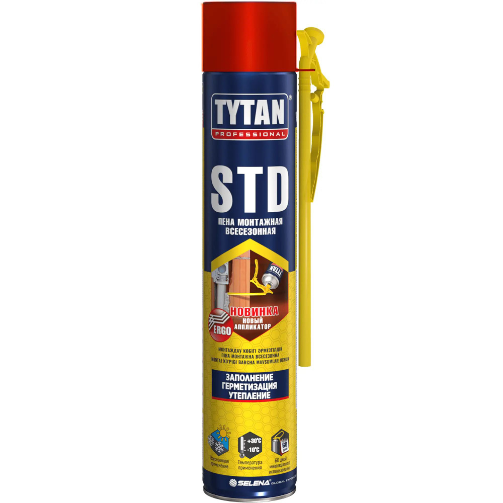 Пена монтажная бытовая всесезонная TYTAN Professional STD (750 мл) арт. 16401  #1