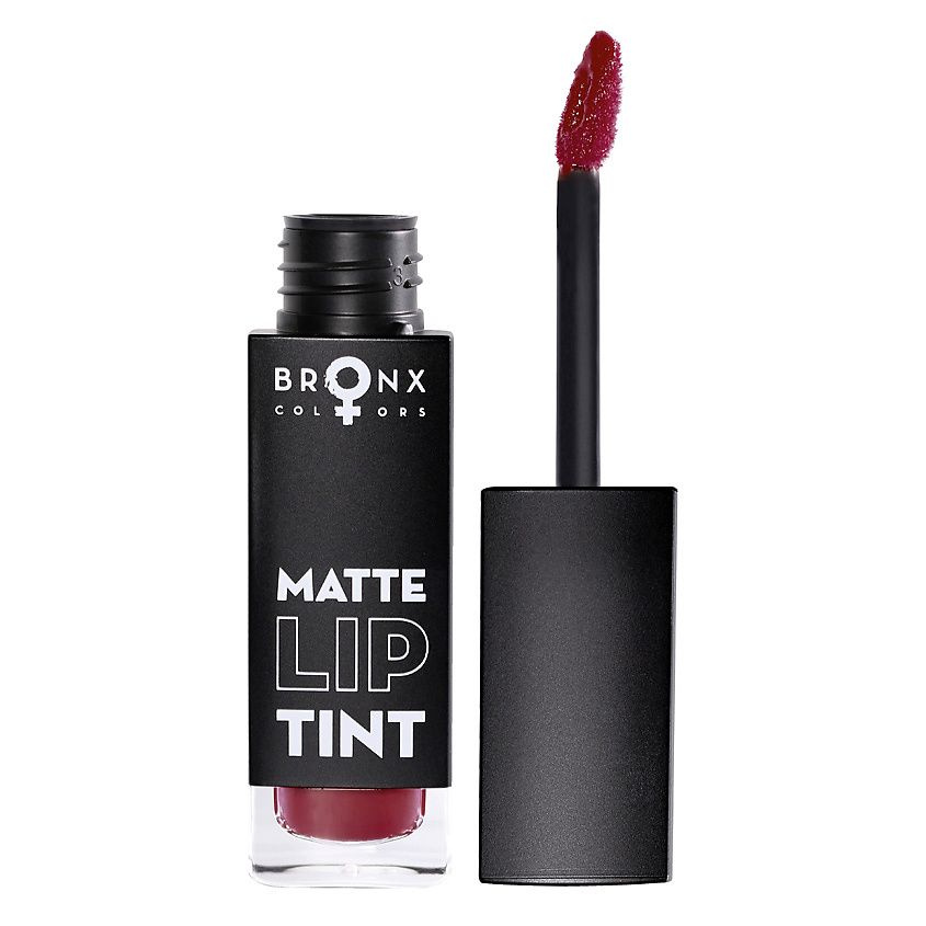 BRONX COLORS Матовый тинт для губ MATTE LIP TINT, RED WINE, 5 мл #1