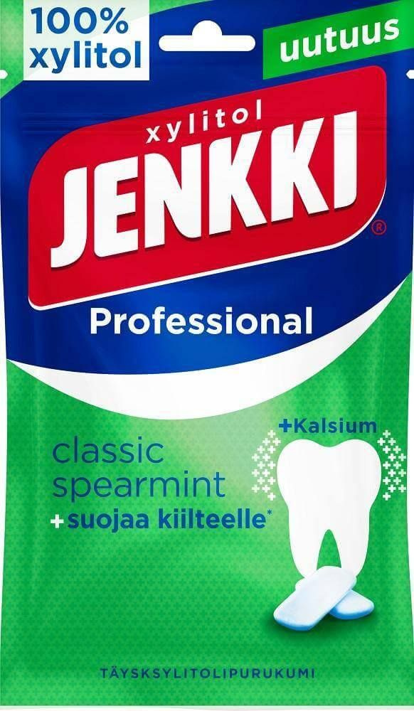 Жевательная резинка классическая мятой Jenkki Professional 90 г #1