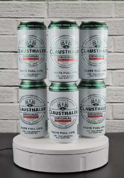 Пиво безалкогольное Clausthaler (Клаусталер) Original, 6 шт по 0,5л., ж/б  #1