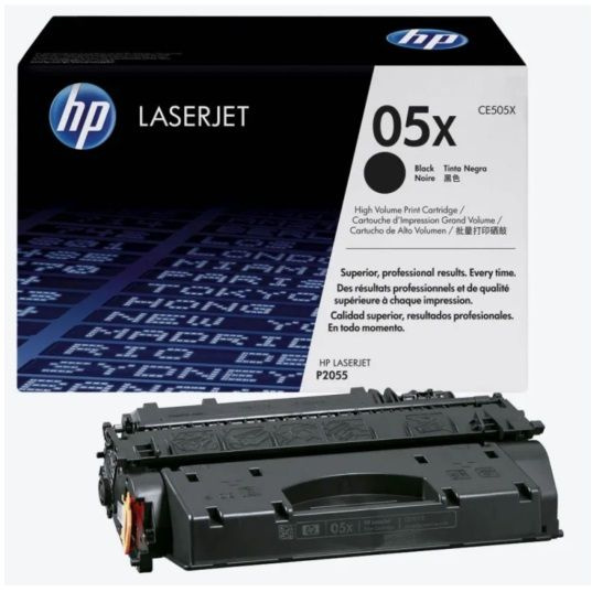 Картридж HP 05Х CE505X, черный, для HP LJ P2055 #1