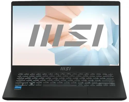 MSI 14" Ультрабук MSI Modern 14 C12M-233XRU черный Ноутбук 14", Intel Core i3-1215U, RAM 8 ГБ, SSD 256 #1