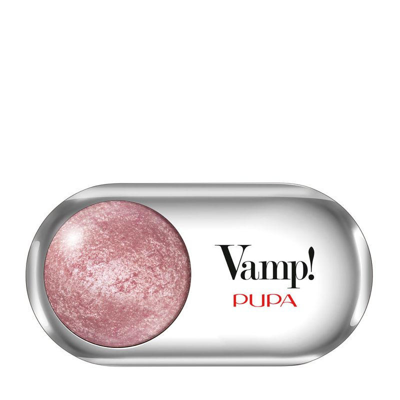 Pupa Запеченные сияющие тени для век Vamp! Wet & Dry, 105 Райский розовый, 1 г  #1