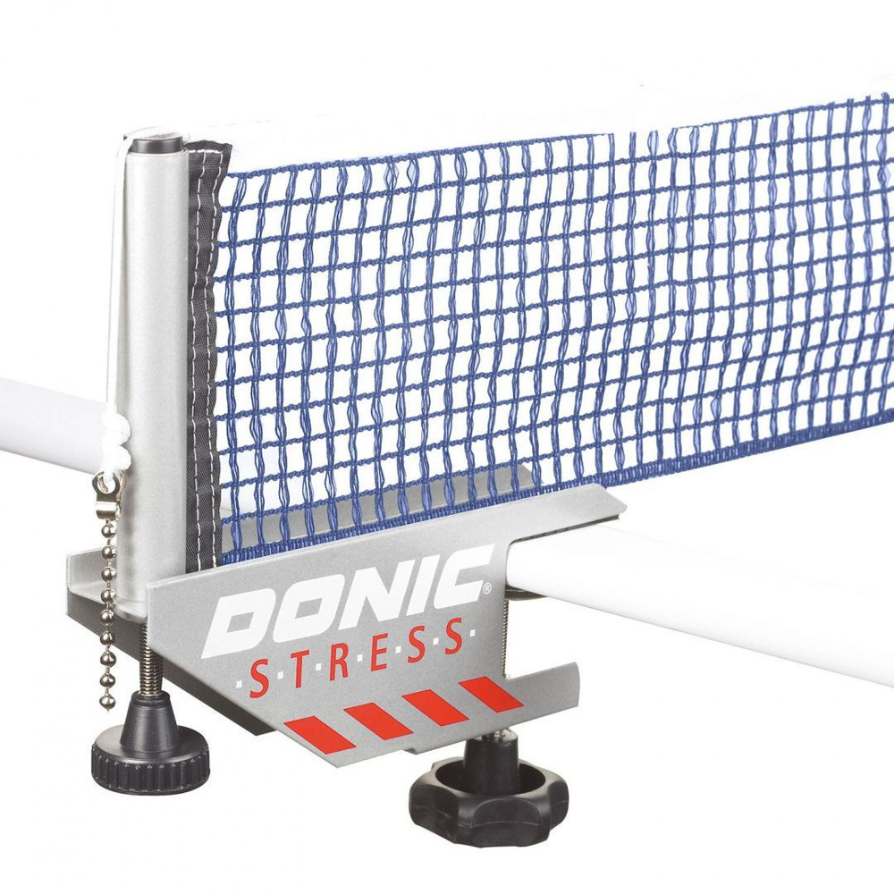 Сетка для настольного тенниса с креплением Donic STRESS серый/синий  #1