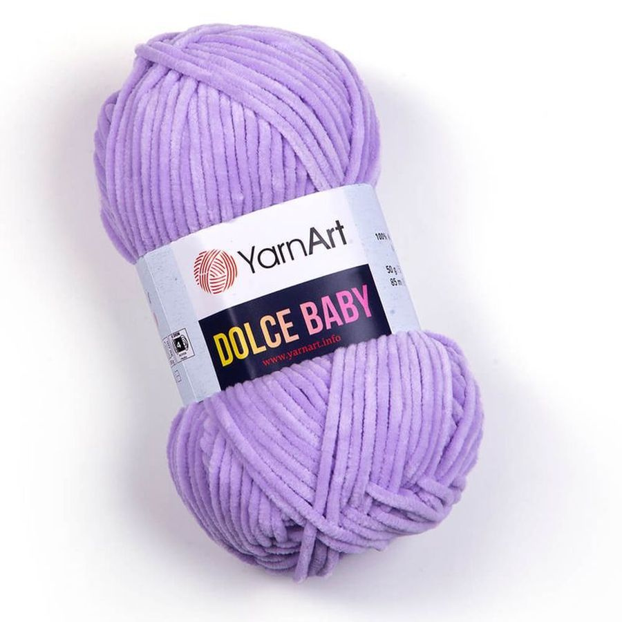 Пряжа YarnArt Dolce baby 1 шт 50 гр/85 м 100% микрополиэстер 744 сиреневый  #1