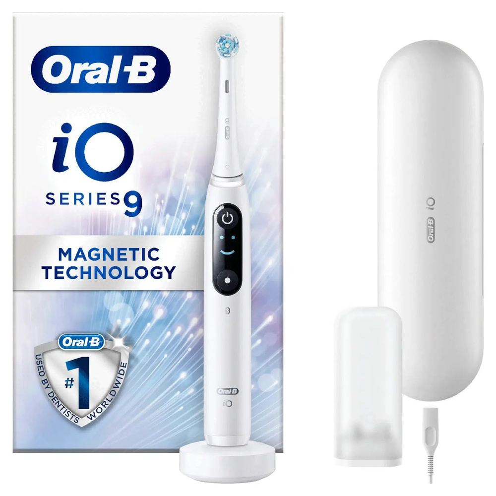 Электрическая зубная щетка Oral-B iO Series 9n White Аlаbаstеr #1