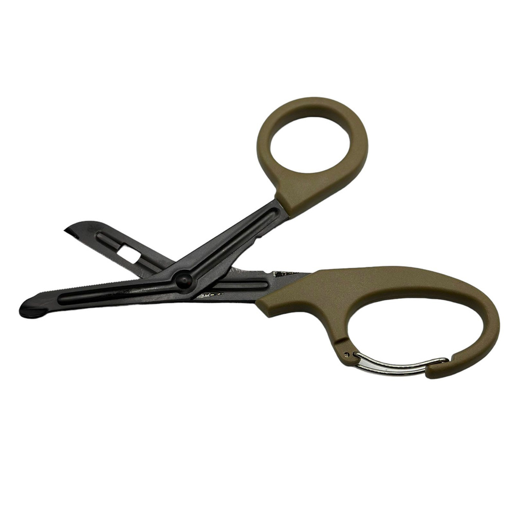 Медицинские спасательные ножницы EDC Gear тупоконечные с карабином ...