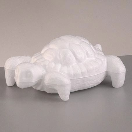 Форма EFCO "Черепаха маленькая", из пенопласта, 6х13 см, белая  #1