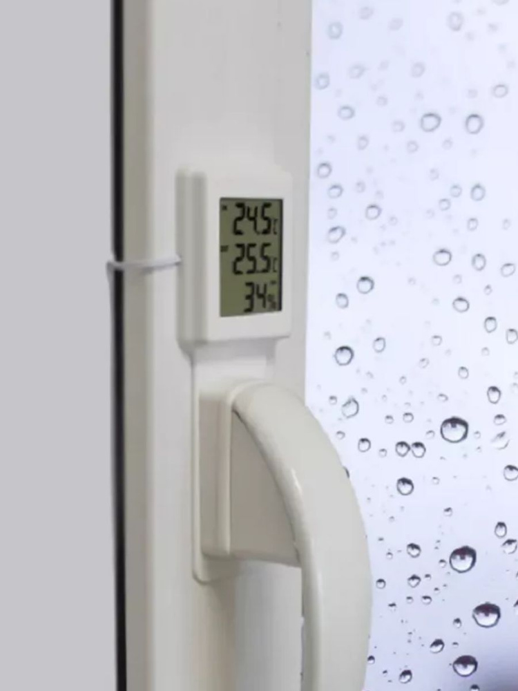 Термометр комнатный уличный электронный для измерения влажности и температуры воздуха c креплением под #1