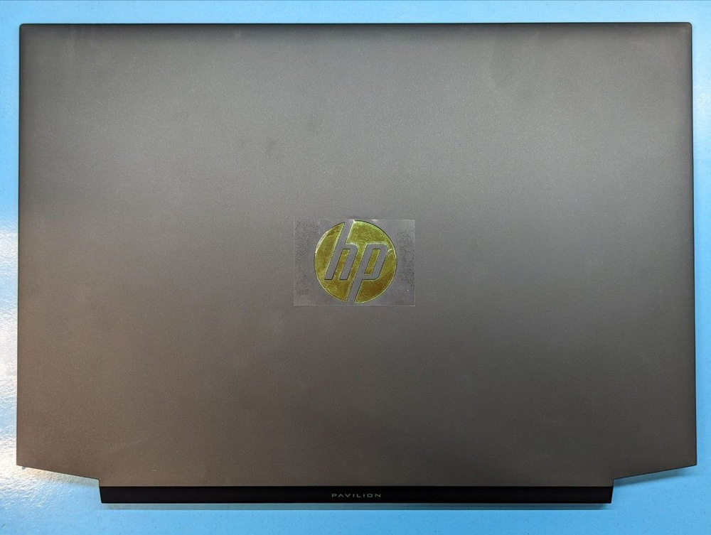 Крышка матрицы для ноутбука HP Pavilion Gaming 15-EC зелёный логотип ...