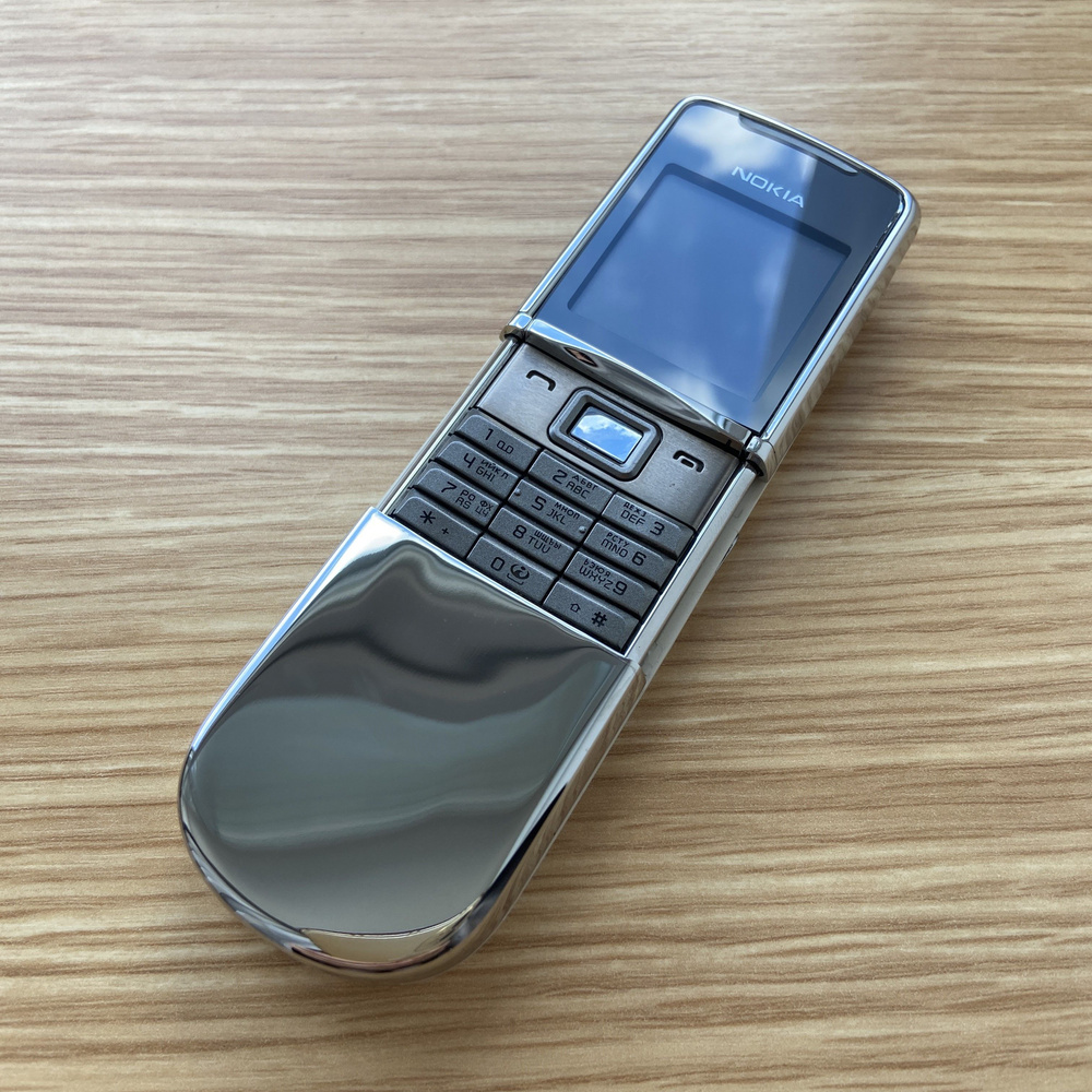 Nokia Мобильный телефон 8800 Sirocco, серебристый #1
