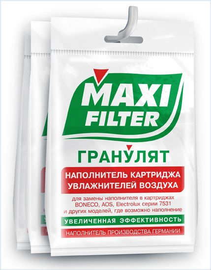 Гранулят MAXI FILTER замена наполнителя фильтра-картриджа BONECO, AOS, Electrolux, AEG и др. увлажнителей #1