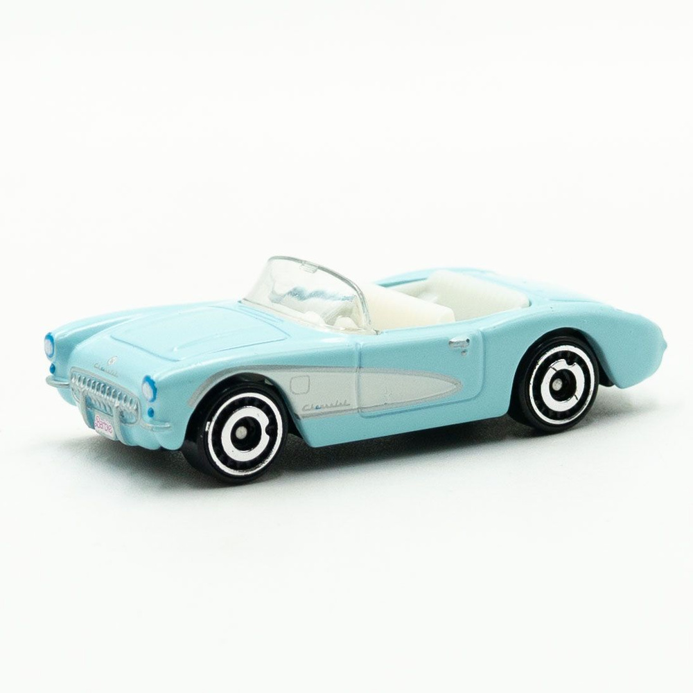 Машинка Hot Wheels ХЭЙ БАРБИ 1956 Corvette Barbie Коллекционная. Кейс A 2024  #1