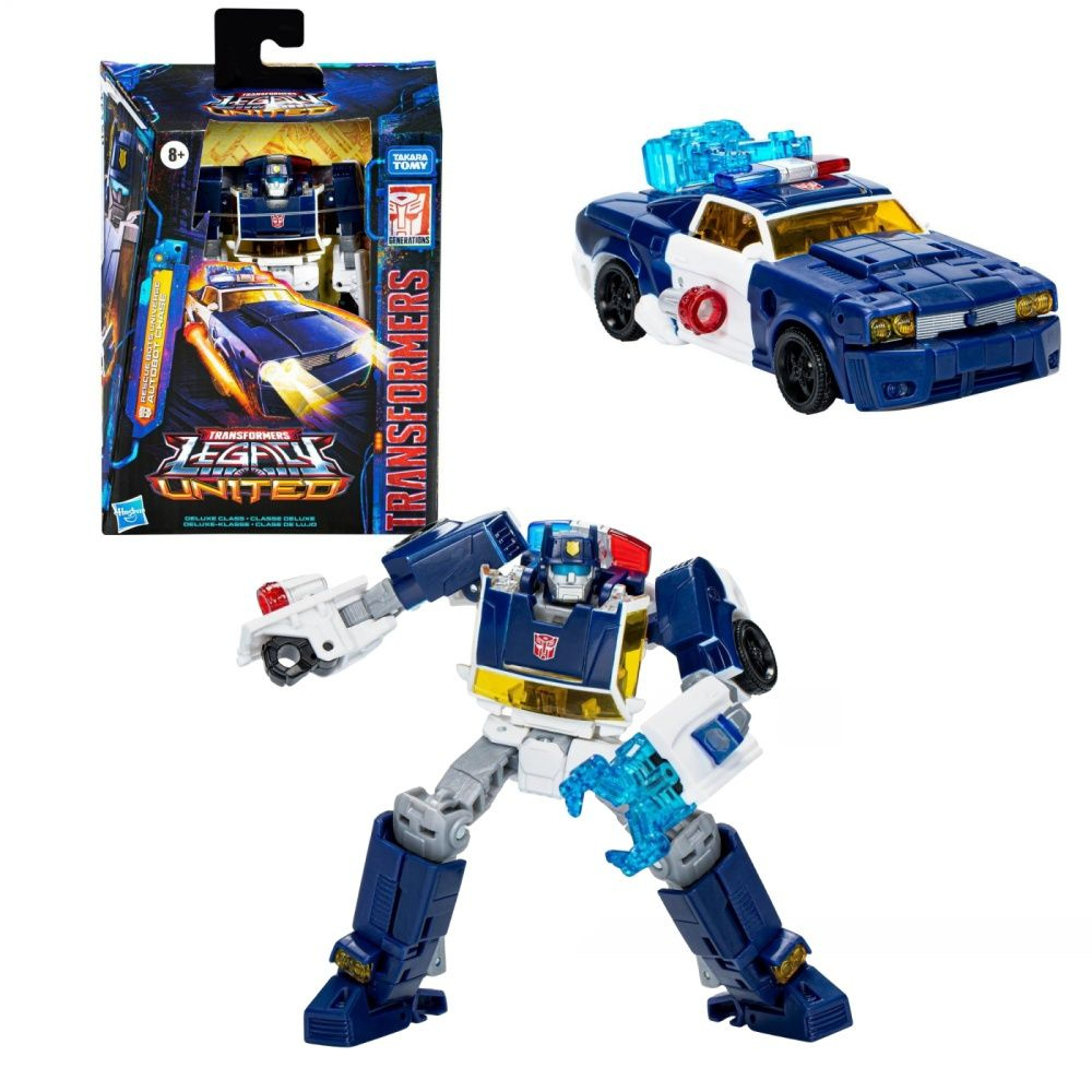 Трансформеры Hasbro Игрушка Legacy United Deluxe Class Rescue Bots Universe Autobot Chase 5.5-inch (14 #1