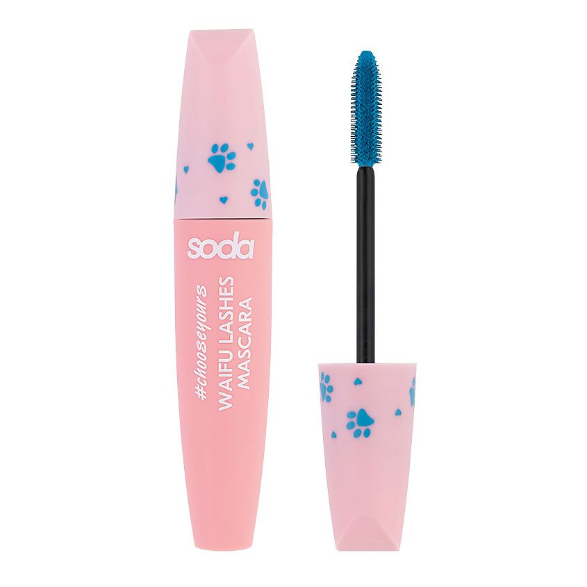 SODA Цветная тушь для ресниц WAIFU LASHES MASCARA #chooseyours № 006 Ganyu, 6,5 г  #1