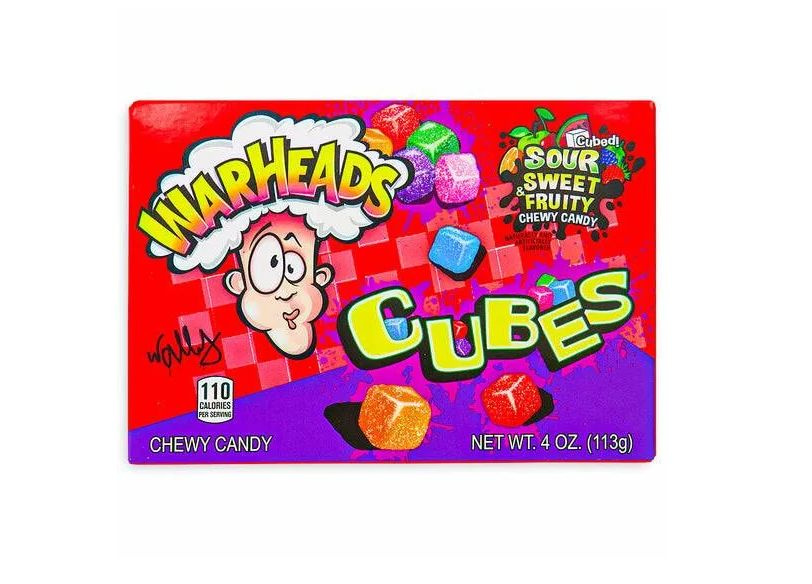 Кислые мармеладные кубики Warheads Chewy Cubes (США), 113 г #1