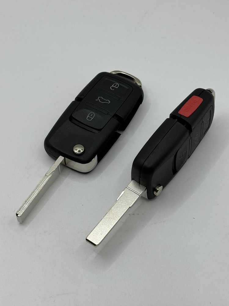 Корпус выкидного ключа Volkswagen HU66 B5 3+1кн #1