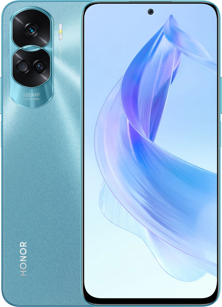 Honor Смартфон 90 Lite Ростест (EAC) 8/256 ГБ, голубой #1