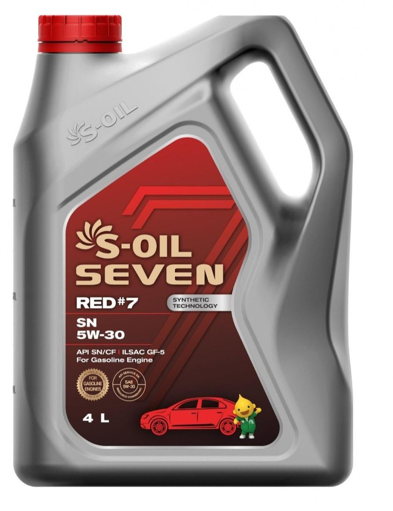 S-OIL SEVEN s oil 5W-30 Масло моторное, Полусинтетическое, 4 л #1