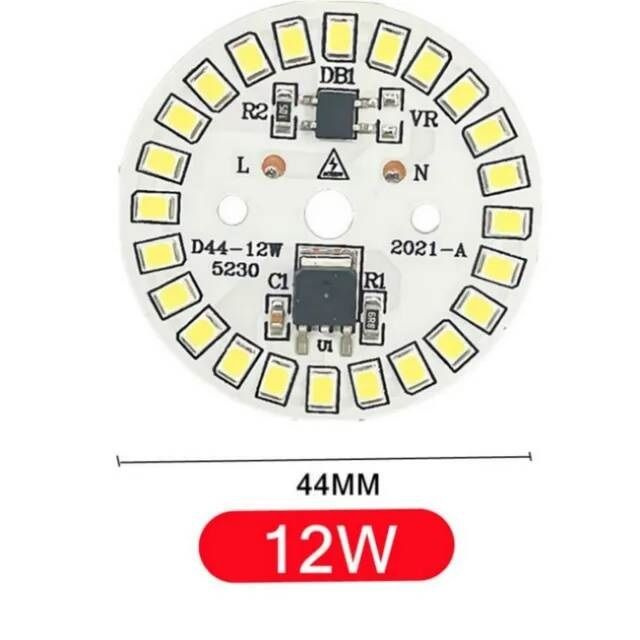 Алюминиевая круглая светодиодная плата (модуль) 12W 220V led smd 2835 ...