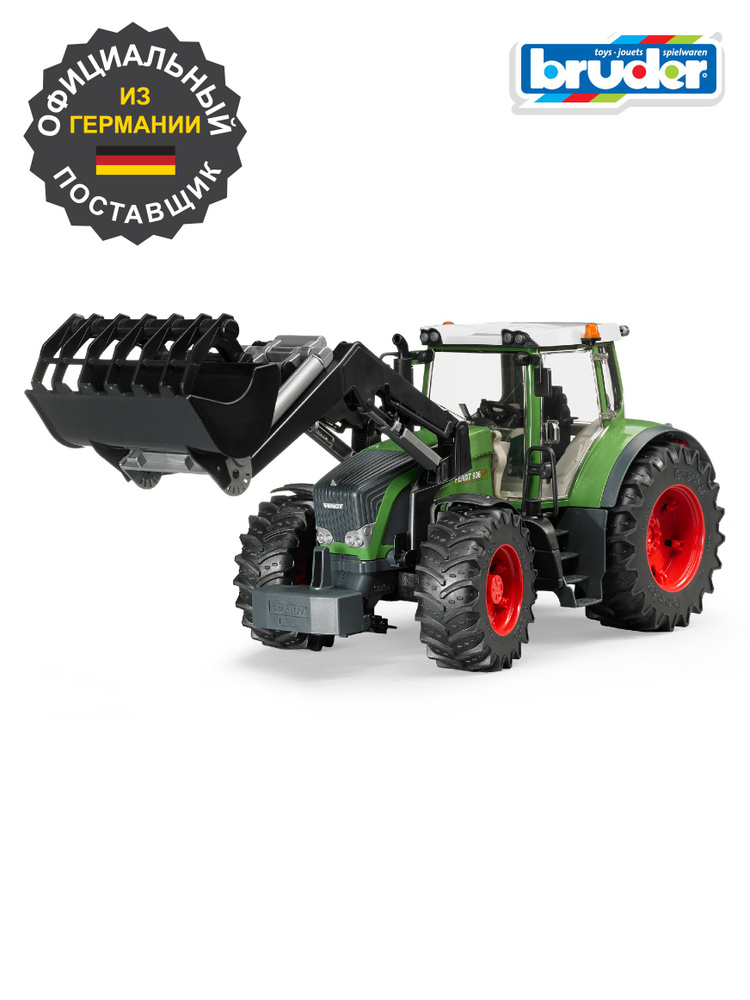 Машинка Bruder Трактор Fendt 936 Vario с погрузчиком, Брудер, 03-041 #1