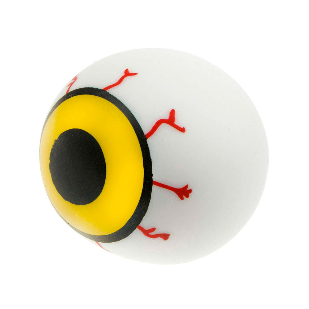 1Toy Игрушка-жмяка Зомби глаз 6 см желтый Т22997 с 3 лет (Крутой замес)  #1