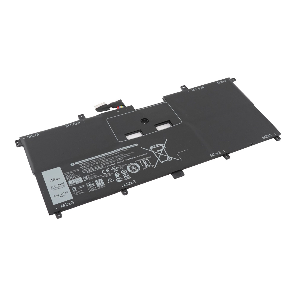 Аккумуляторная батарея для ноутбука Dell (NNF1C 0NNF1C NP0V3) XPS 13 9365 Series, 7.6V 46Wh  #1