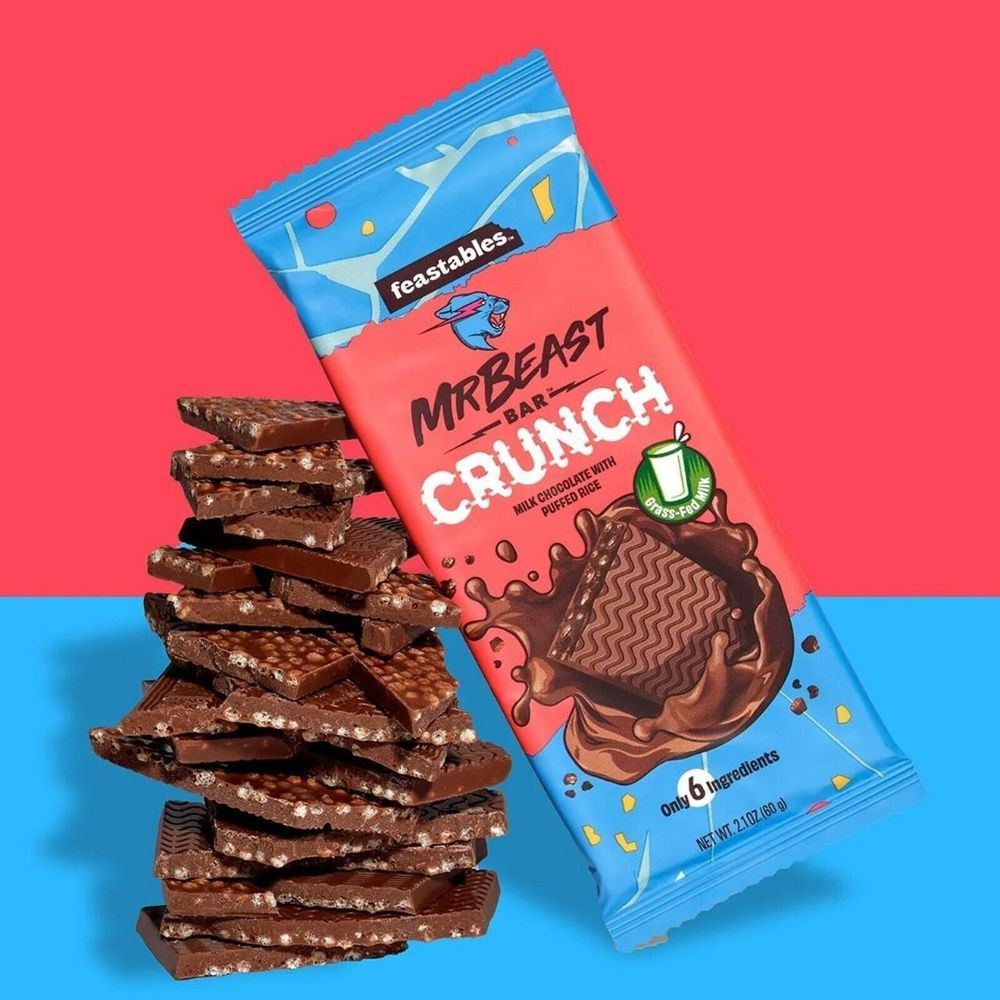 MrBeast CRUNCH / feastables / Шоколад мистера биста купить с