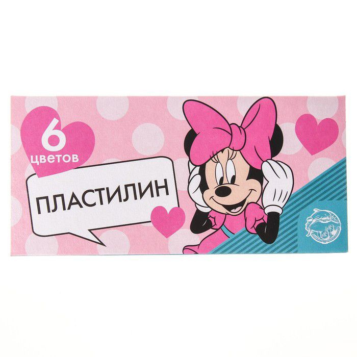 Disney, Пластилин 6 цветов 90 грамм, Минни, Минни Маус, 3 набора  #1