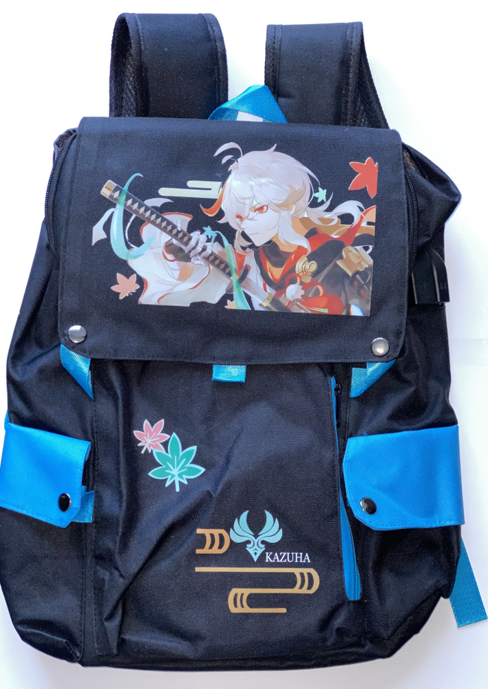 Рюкзак с принтом Кадзуха Каэдэхара / Геншин Импакт #1