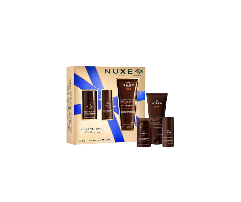 NUXE Подарочный набор мужской Coffret Exclusivement Lui: многофункциональный увлажняющий гель, дезодорант #1