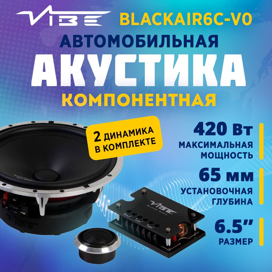 Акустика компонентная VIBE BLACKAIR6C-V0 #1