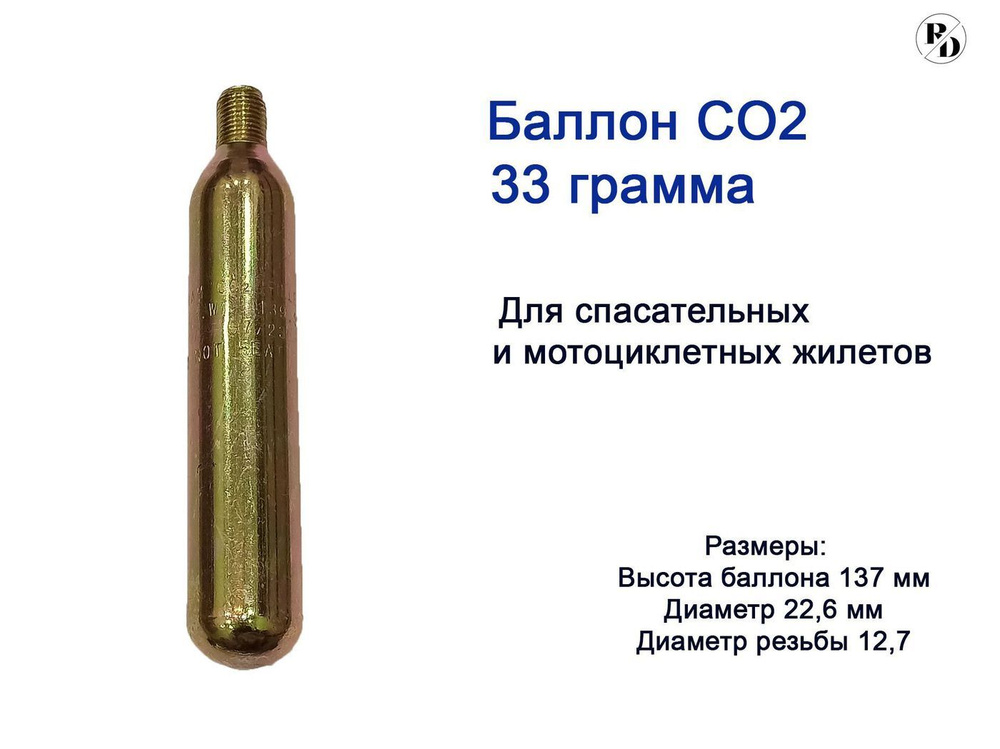 Баллон CO2 33 грамма #1